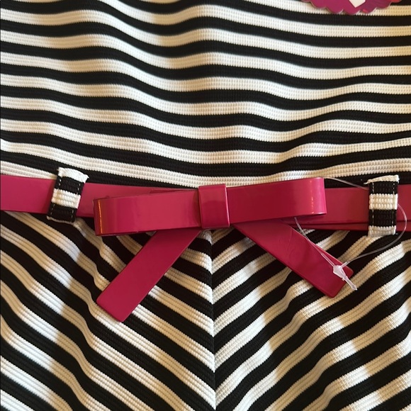 Emily West Black and White Fit and Flare Dress - Picture 4 of 8